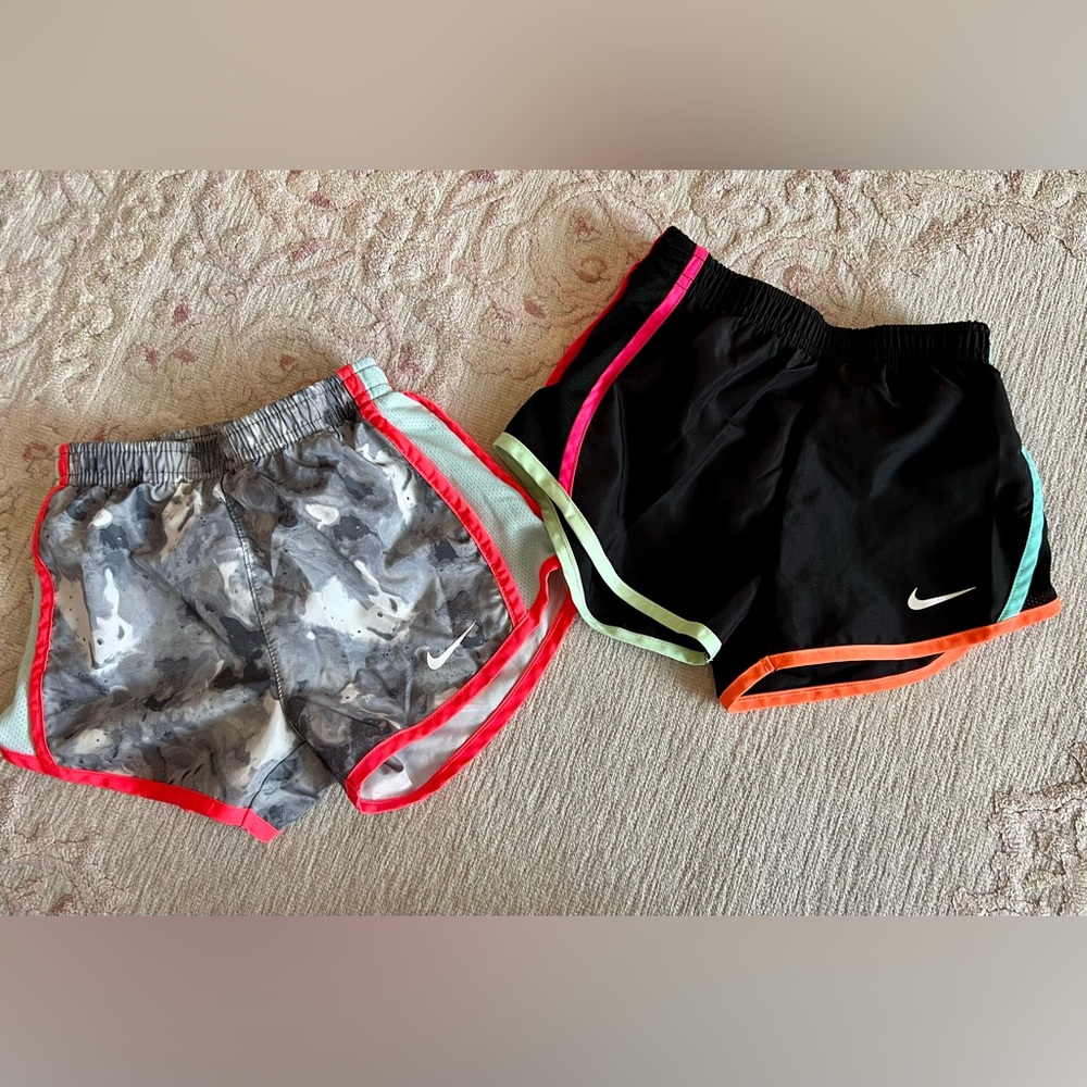 2 Pairs of Nike Dri-Fit Girls Shorts Size 4T